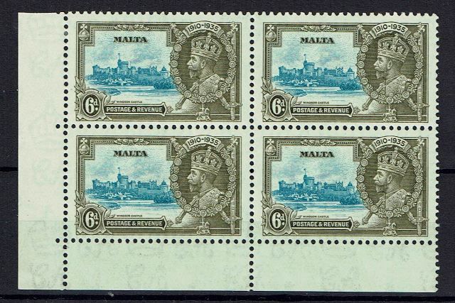 Image of Malta SG 212/212a LMM British Commonwealth Stamp